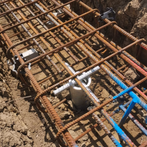 Reinforced concrete foundation preparation